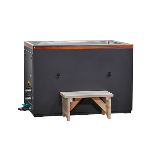 VITALITH Cedar & Stainless Steel Cold Plunge