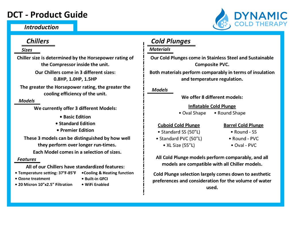 Dynamic Cold Therapy Pro Edition Chiller