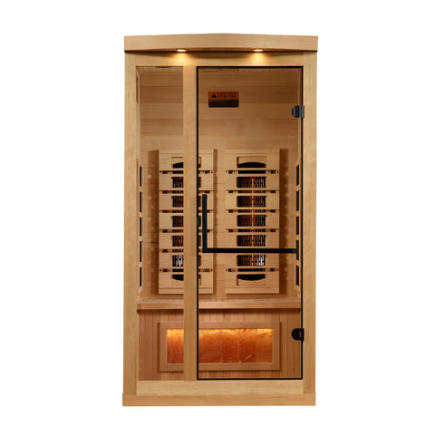 Golden Designs Reserve Series 1-Person Full Spectrum Infrared Sauna (GDI-8010-03)