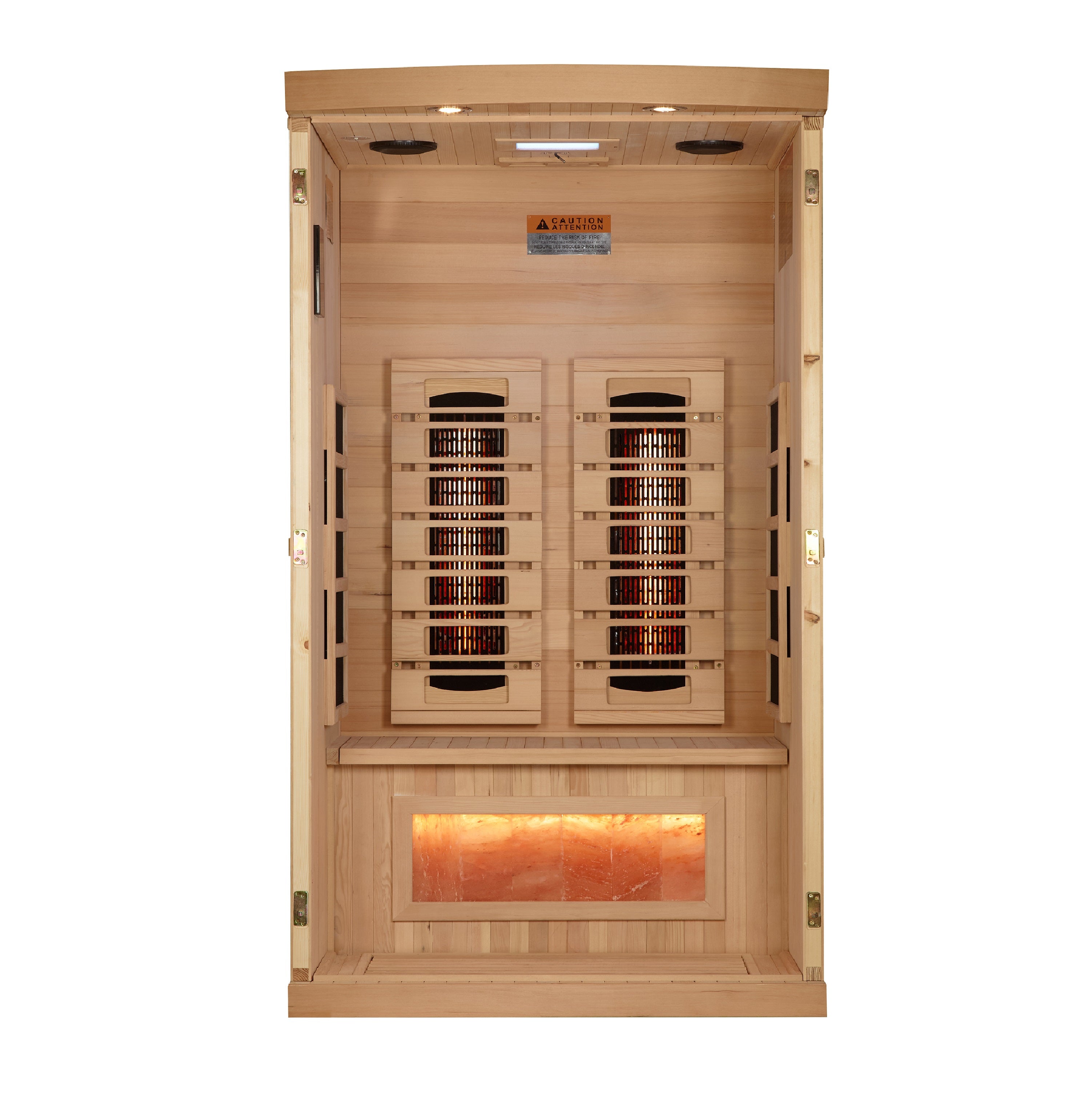 Golden Designs Reserve Series 1-Person Full Spectrum Infrared Sauna (GDI-8010-03)