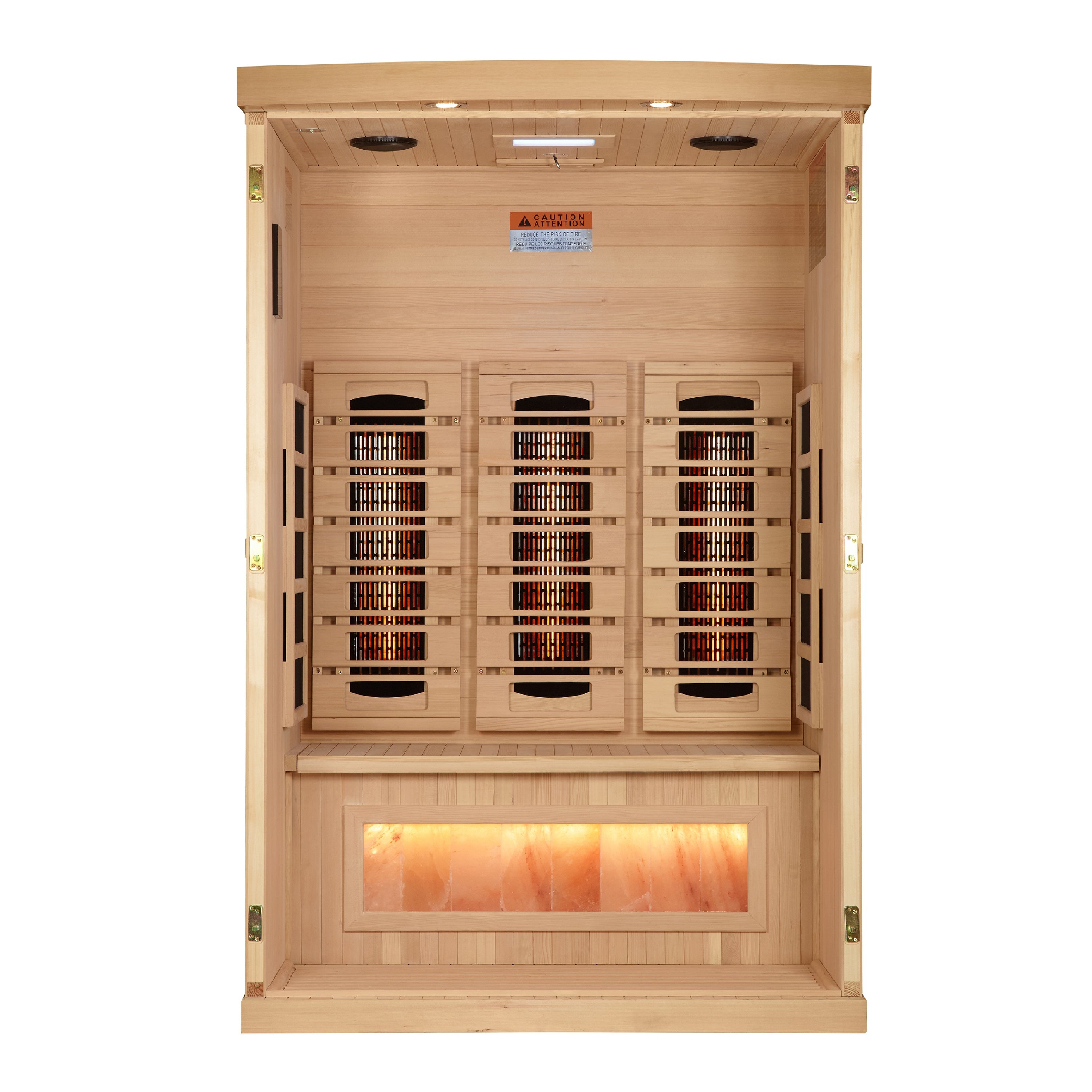Golden Designs Reserve Series 2-Person Full Spectrum Infrared Sauna (GDI-8020-03)