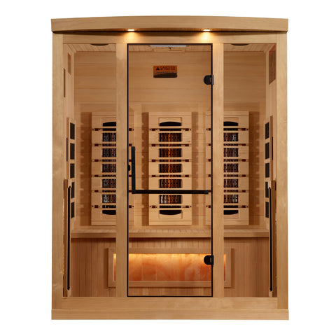 Golden Designs Reserve Series 3-Person Full Spectrum Infrared Sauna (GDI-8030-03)