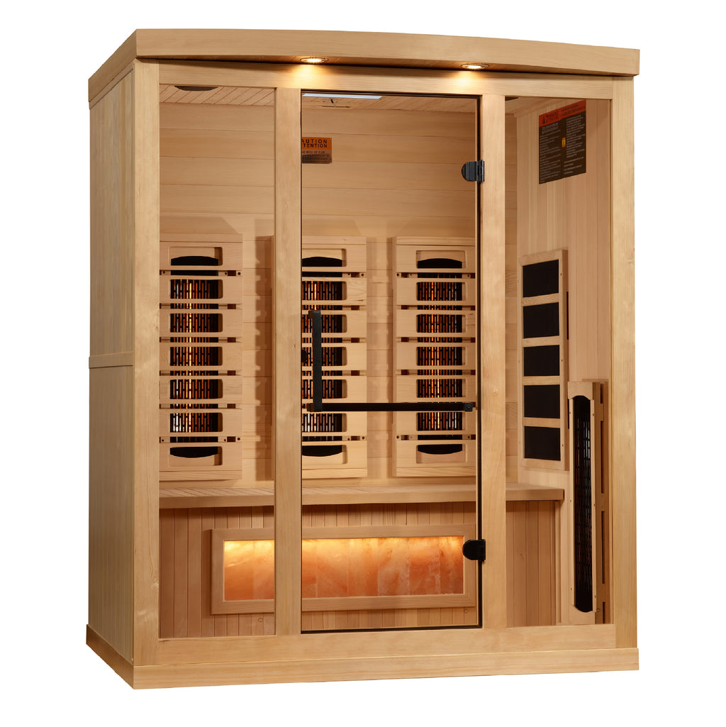 VITALITH Full Spectrum 8000 Reserve Series Sauna with Himalayan Salt