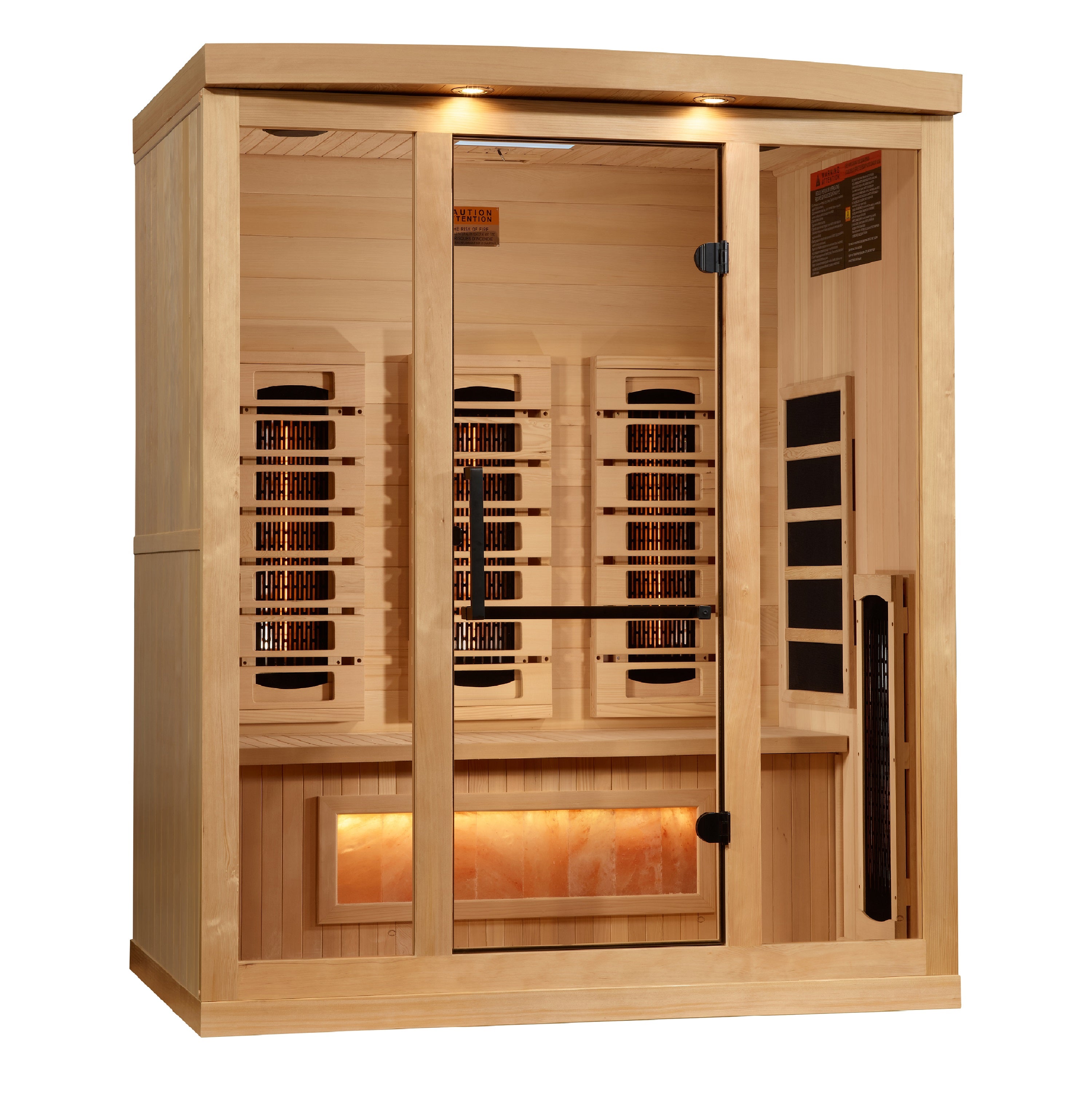 Golden Designs Reserve Series 3-Person Full Spectrum Infrared Sauna (GDI-8030-03)