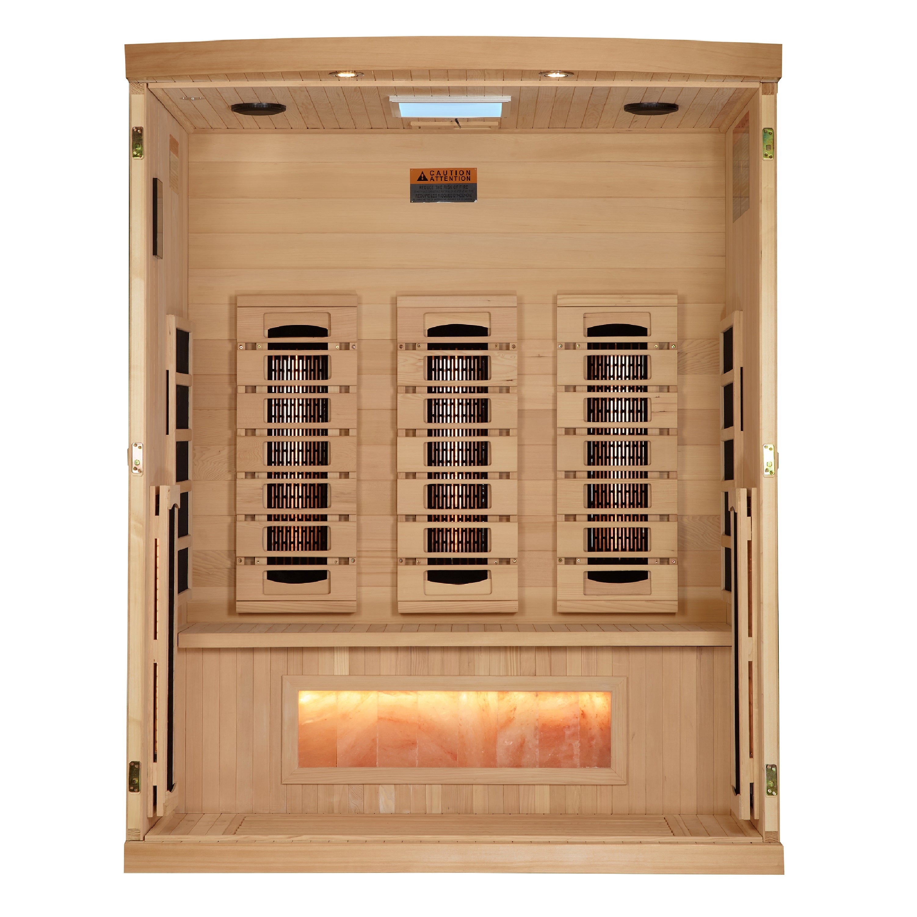 Golden Designs Reserve Series 3-Person Full Spectrum Infrared Sauna (GDI-8030-03)