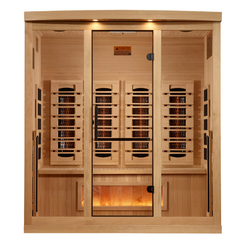Golden Designs Reserve Series 4-Person Full Spectrum Infrared Sauna (GDI-8040-03)