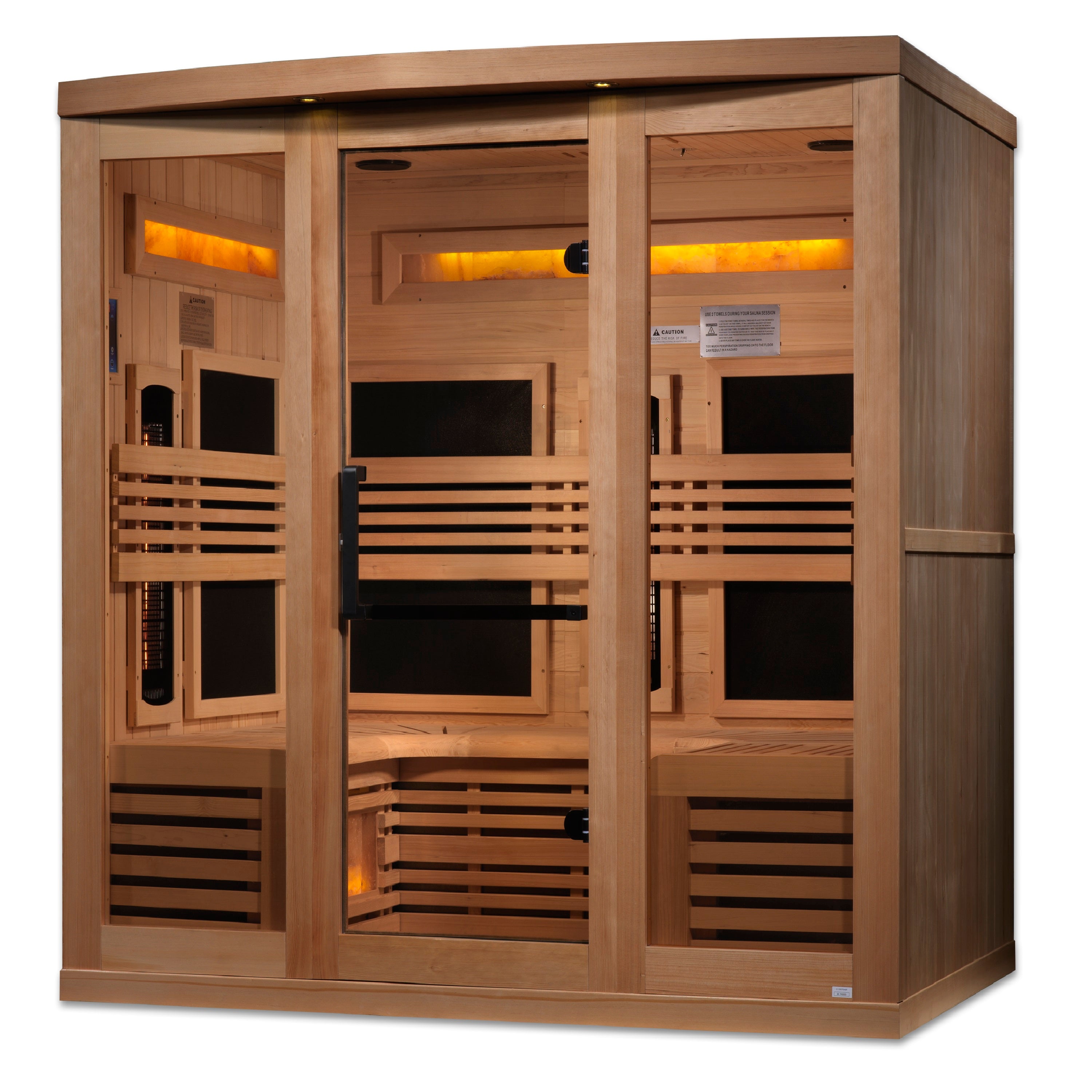 VITALITH Full Spectrum 8000 Reserve Series Sauna with Himalayan Salt