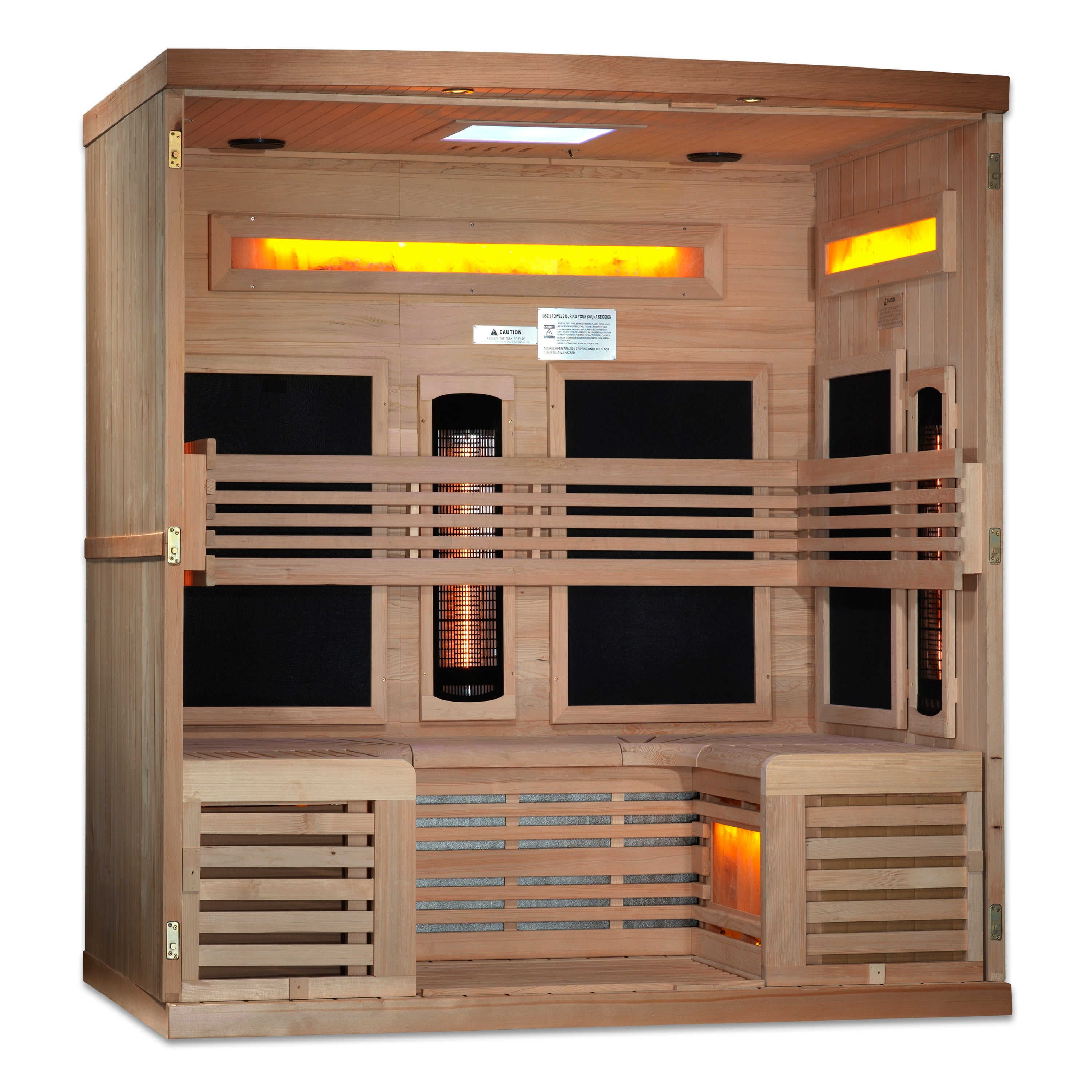 Golden Designs Reserve Series 6-Person Full Spectrum Infrared Sauna (GDI-8260-01)